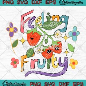 Feeling Fruity LGBTQ Retro SVG Cute Lesbian Gay LGBTQ Pride Month SVG