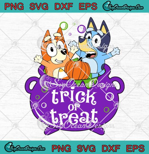 Halloween Bluey Svg Dracula Svg Halloween Svg Bluey And Bingo