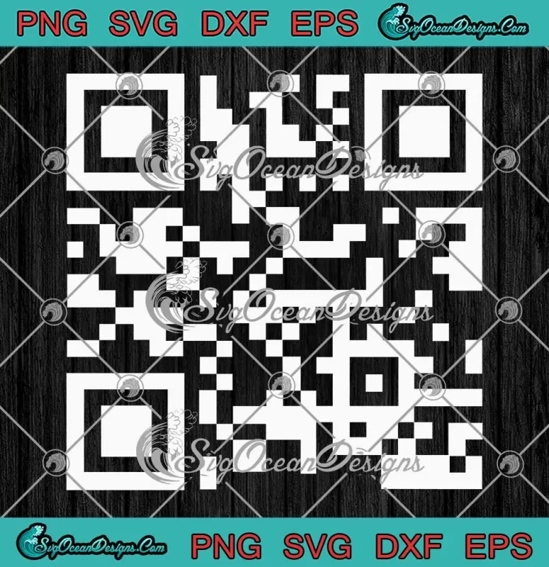 Fuck You QR Code SVG Funny Fuck Code SVG PNG Cricut File