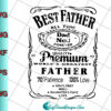 Best Father All Time Dad No.1 Forever Svg Png Dxf Eps, Cut File
