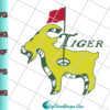 Tiger Golf Svg Png, Cricut cut file, Silhouette cutting file