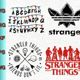 Stranger Things Svg Eps Dxf Png Eps - Stranger Things logo svg