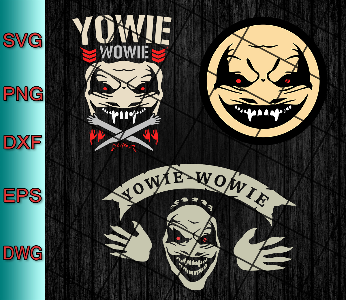 WWE Yowie Wowie SVG EPS PNG DXF
