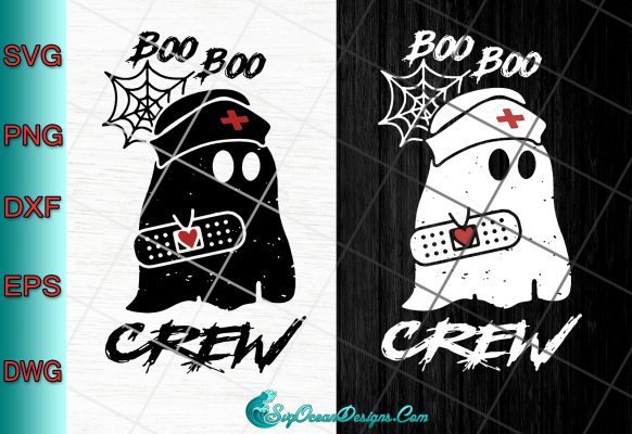Nurse Boo Boo Crew svg
