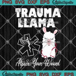 Trauma Llama Alpaca Your Wound Svg Png Eps Dxf