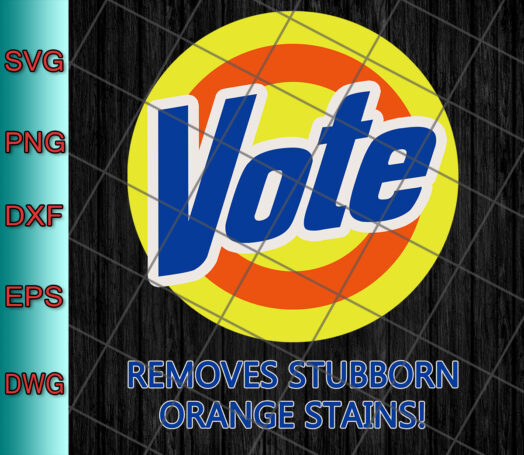 Vote Removes Stubborn Orange Stains svg