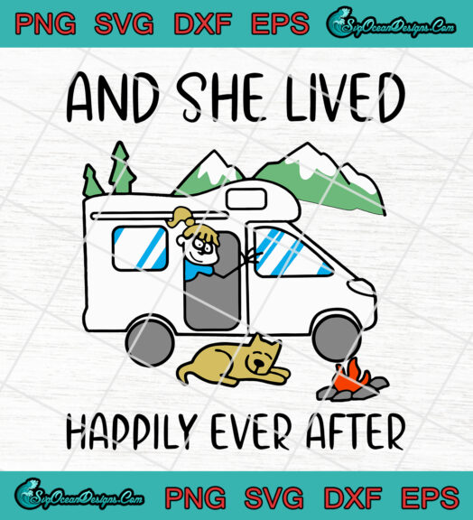 And She Lived Happily Ever After svg png