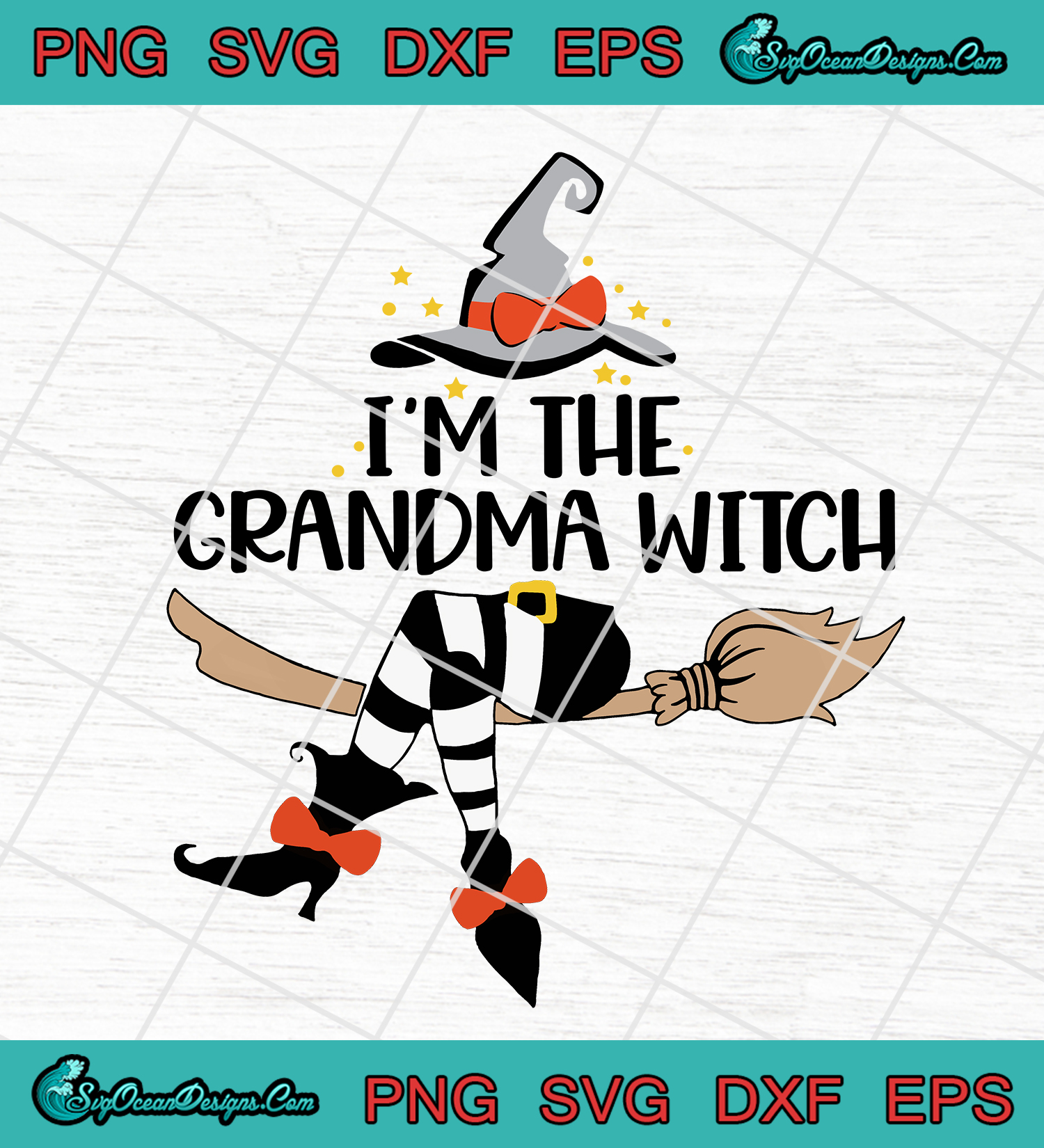 Download Halloween I'm The Grandma Witch Svg Png Eps Dxf - Designs ...