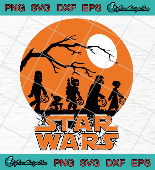 Halloween Star Wars Characters Trick Or Treat Svg Png Eps Dxd