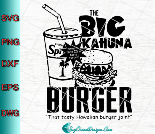 the big kahuna burger Svg