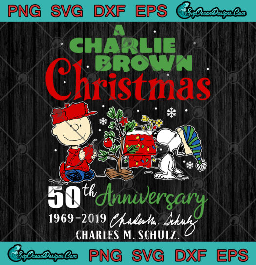 A Charlie Brown Christmas 50 th Anniversary 1969 2019 png