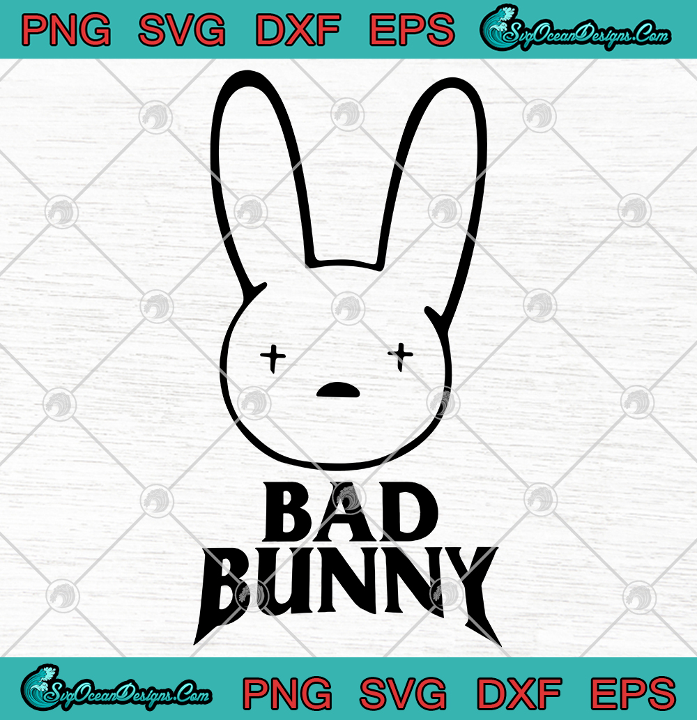 bad bunny astros svg