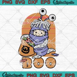 Disney PIXAR Monster Inc BOO Halloween Svg Png Eps Dxf Digital Download