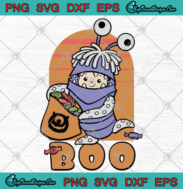Disney PIXAR Monster Inc BOO Halloween Svg Png Eps Dxf Digital Download