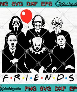 Friends Horror Movie Creepy Team Halloween Svg Png Eps Dxf Cricut ...