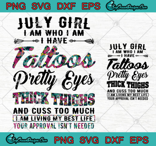 Junly Girl I Am Who I Am I Have Tattoos Pretty Eyes Thick Thighs art