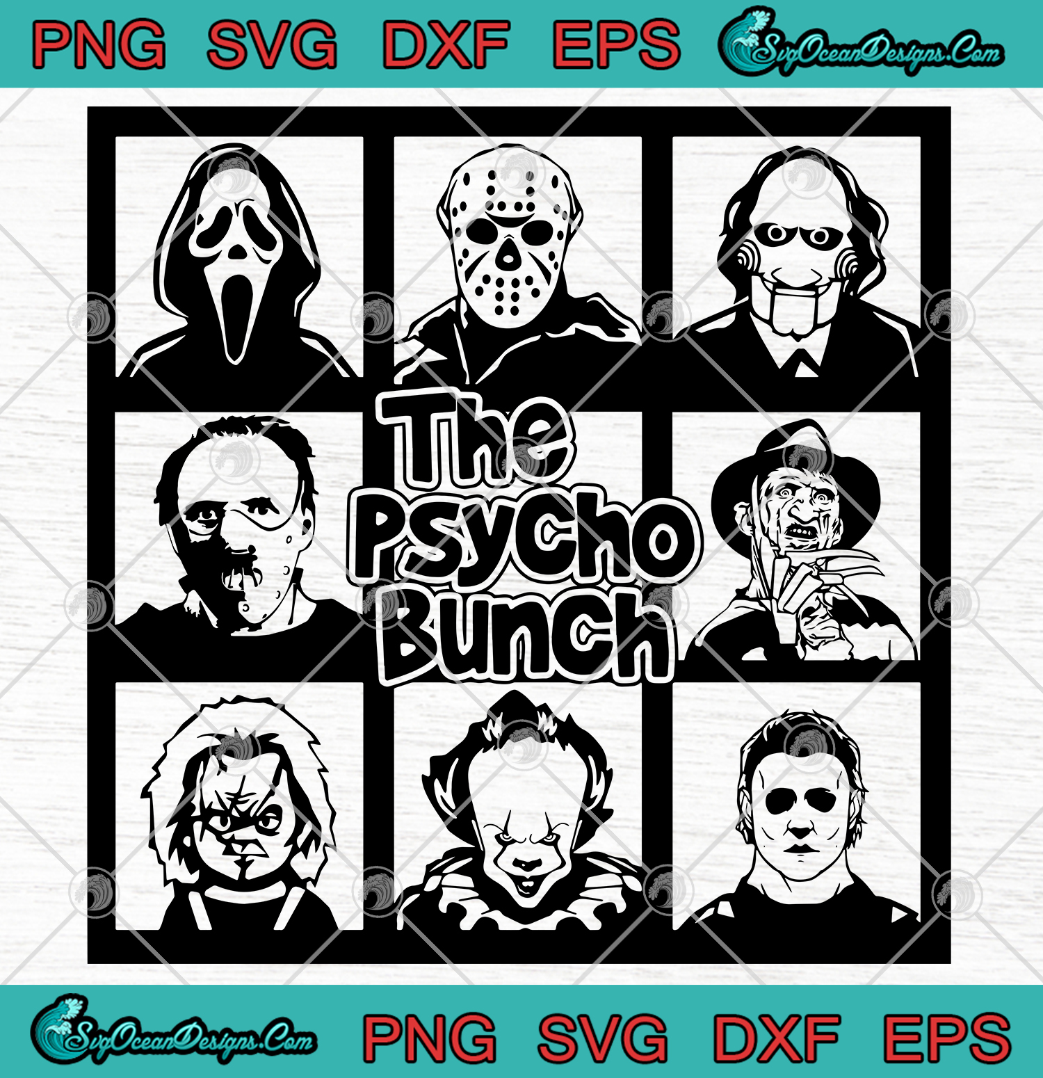 Download The Psycho Bunch Friends Horror Movie Creepy Team ...