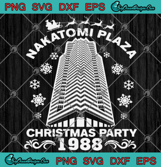 Die Hard Nakatomi Plaza Christmas Party 1988 svg png