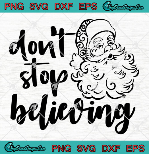 Dont Stop Believing svg png