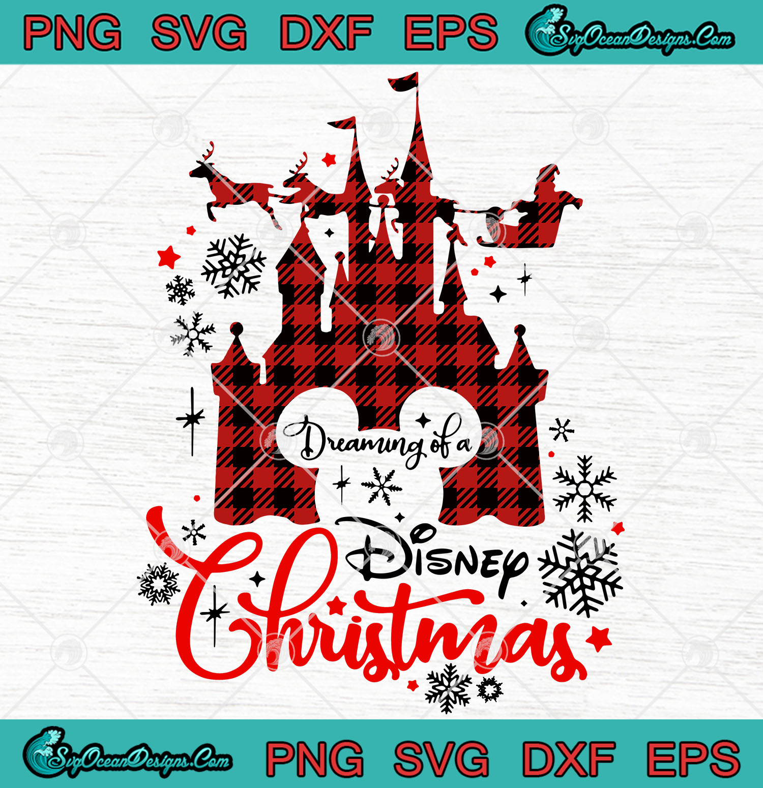 Download Dreaming of A Disney Christmas Svg Png Eps Dxf Cricut File ...