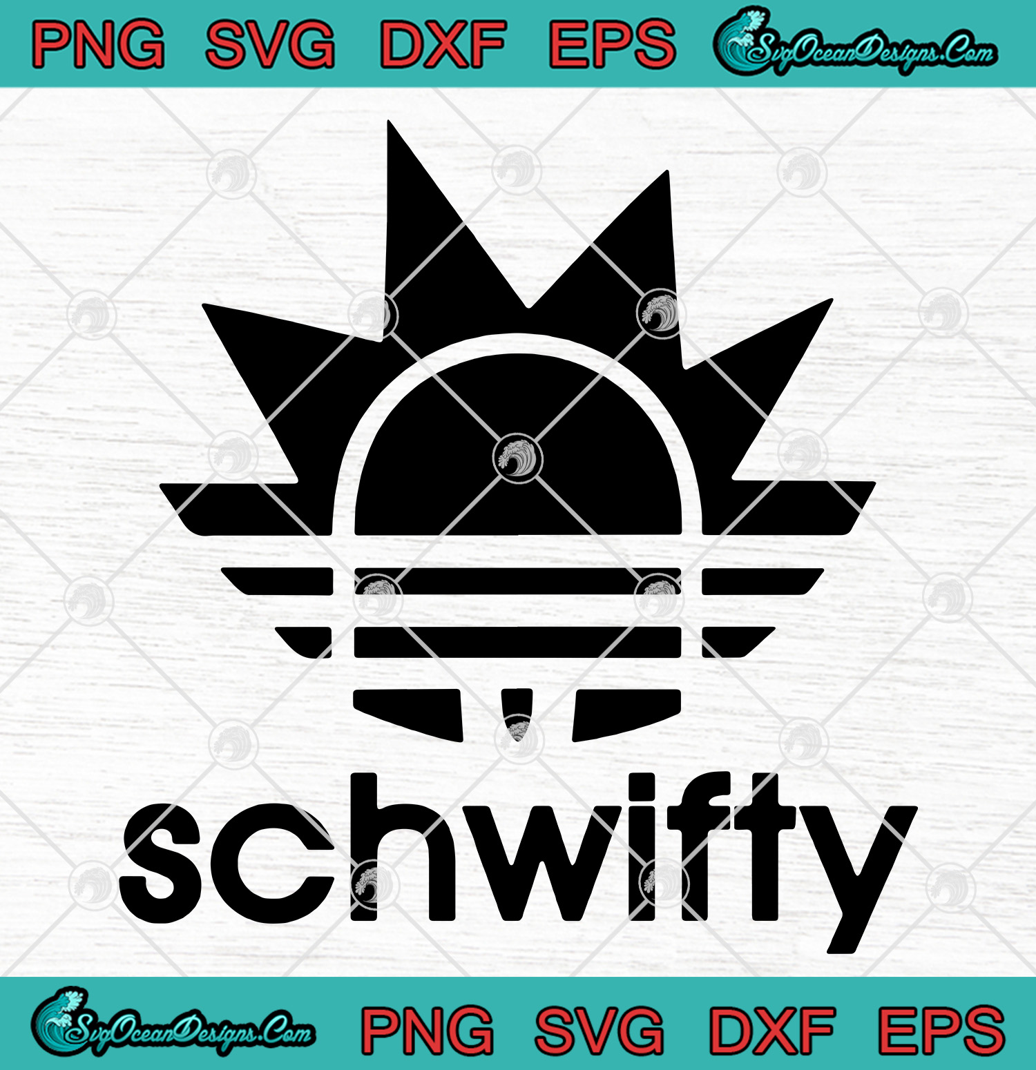 Schwifty Adidas Rick Sanchez Svg Png Eps Dxf Digital ...
