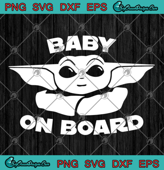 Baby On Board svg png