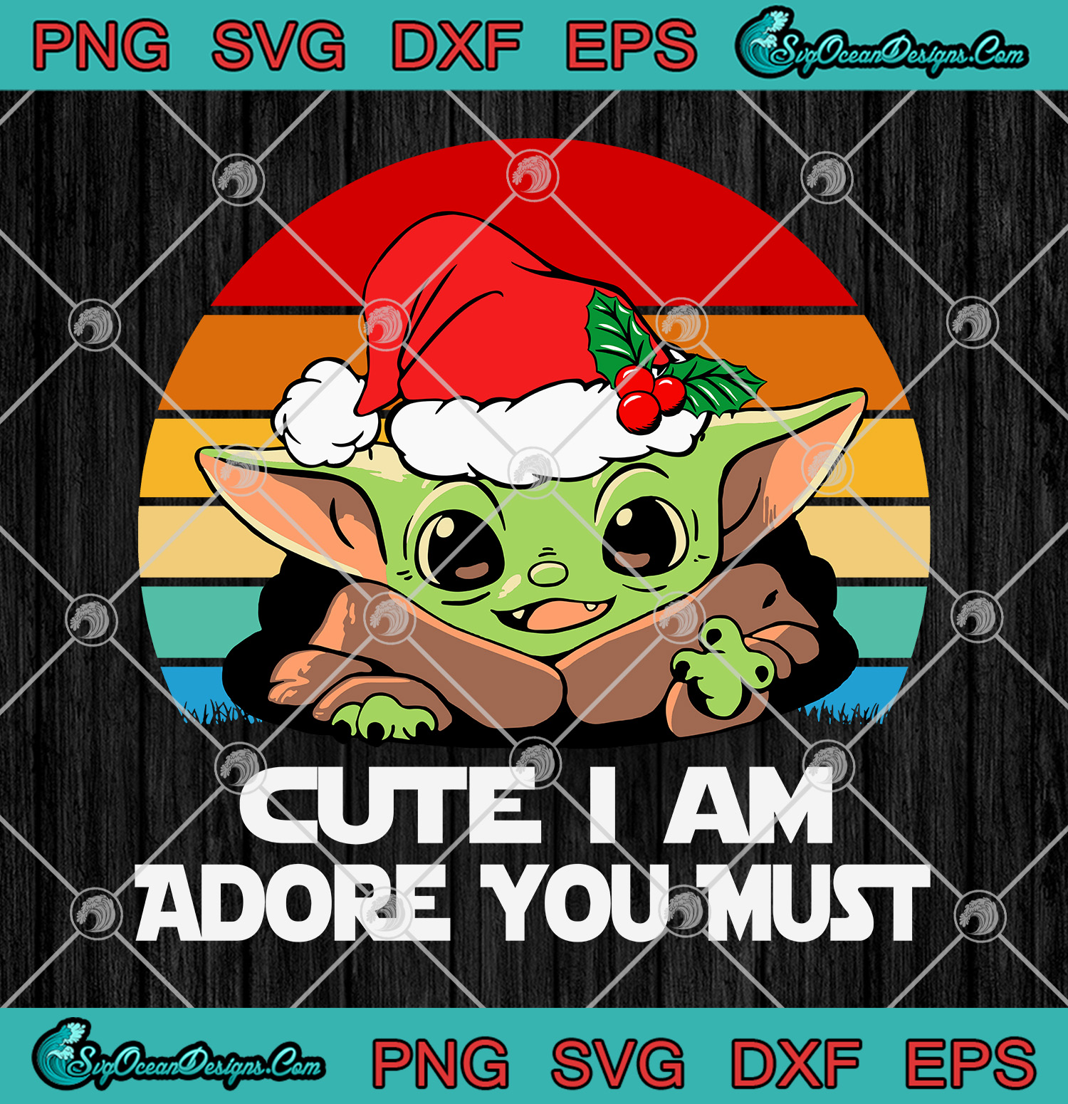Download Baby Yoda Cute I Am Adore You Must Svg Png Eps Fxf Cut File Clipart Designs Digital Download