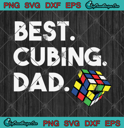 Best Cubing Dad SVG