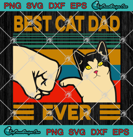 Best cat Dad Ever SVG 2