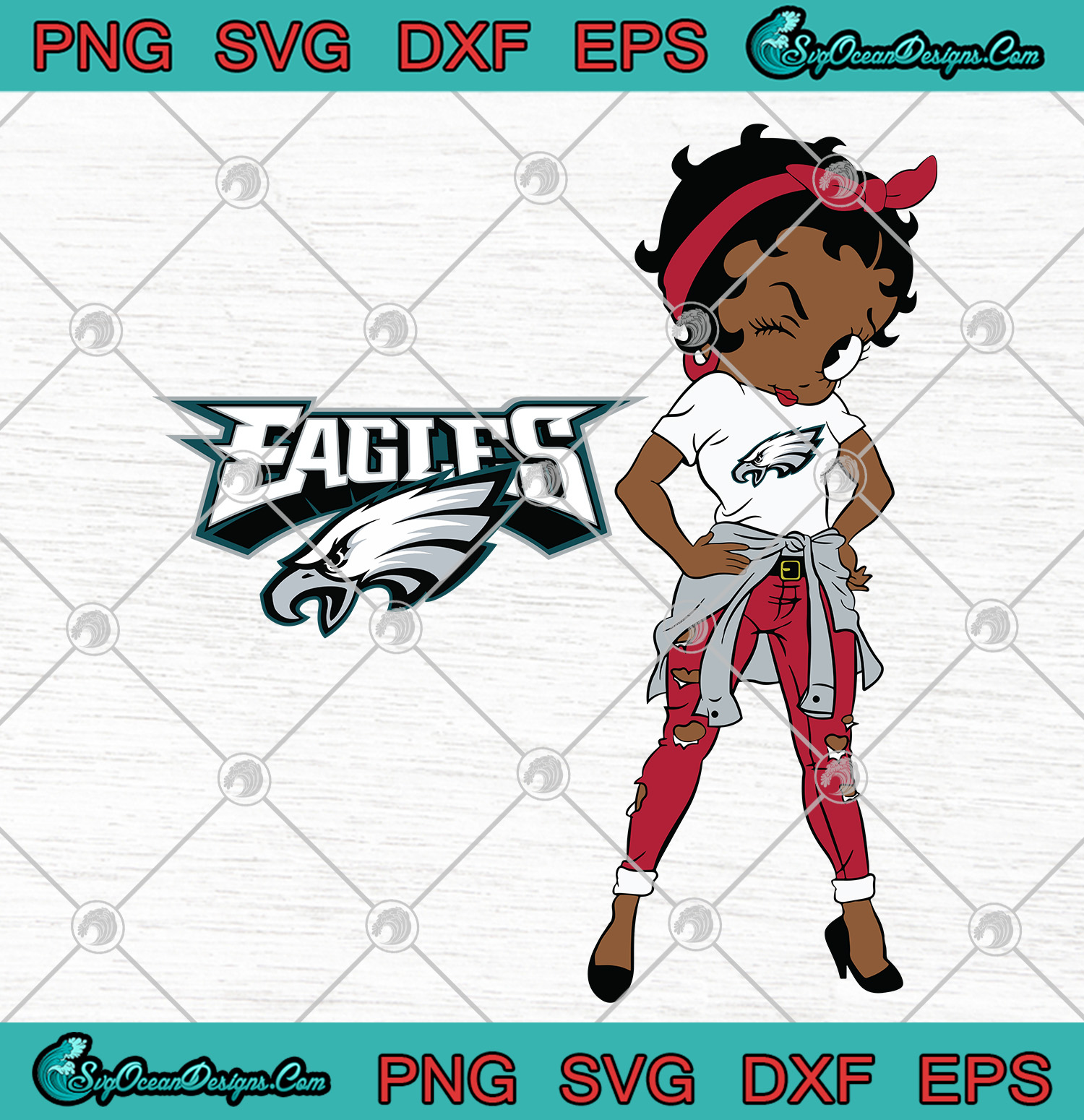 Betty Boop Philadelphia Eagles Svg Png Eps Dxf Philadelphia Eagles Svg Png Designs Digital Download