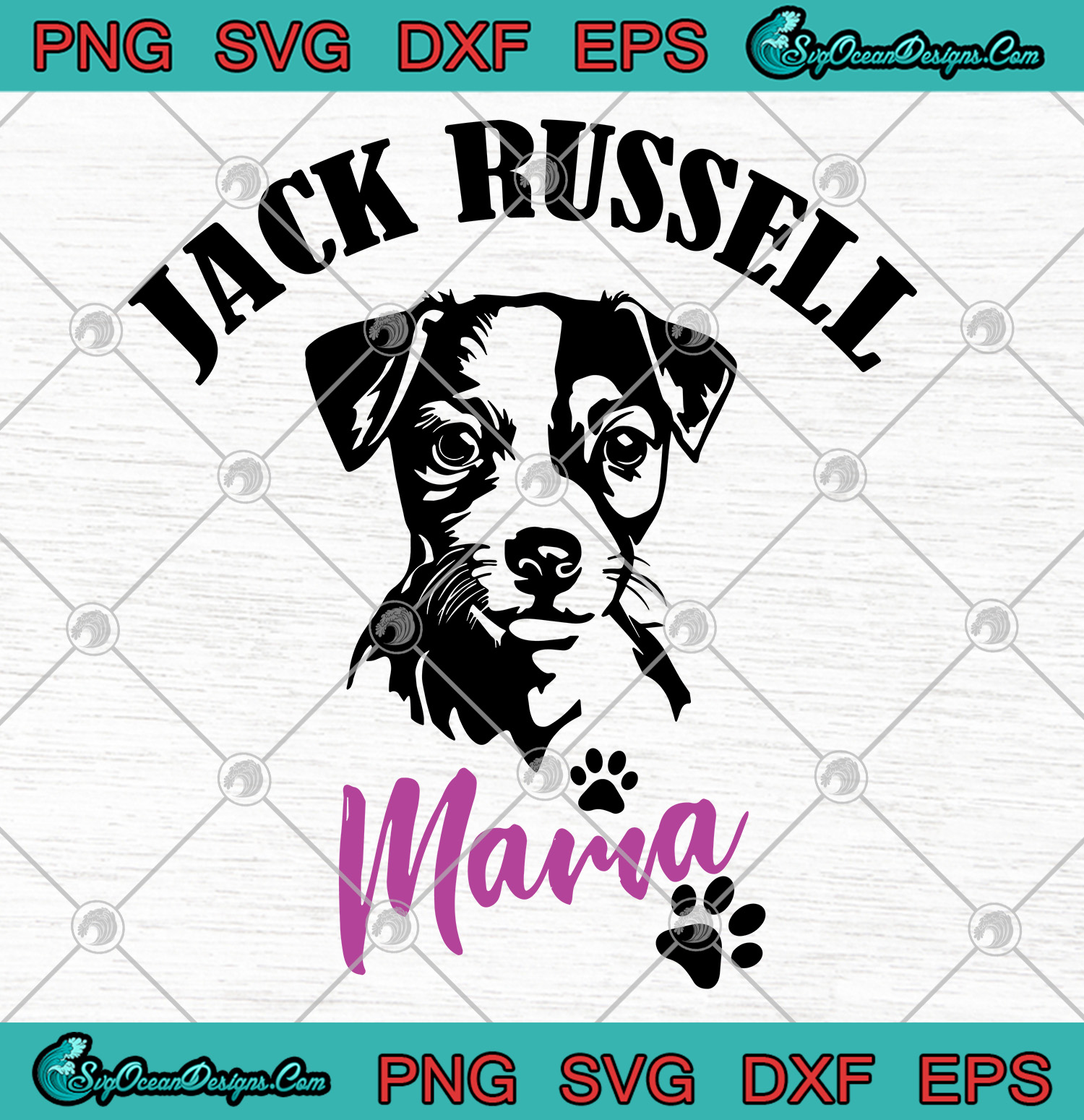 Jack Rusell Mama SVG Png Jack Rusell Mama SVG Png