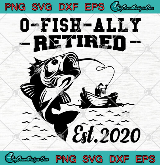 O Fish Ally Retired Est 2020 svg png