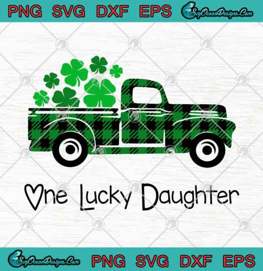 One Lucky Daughter svg png