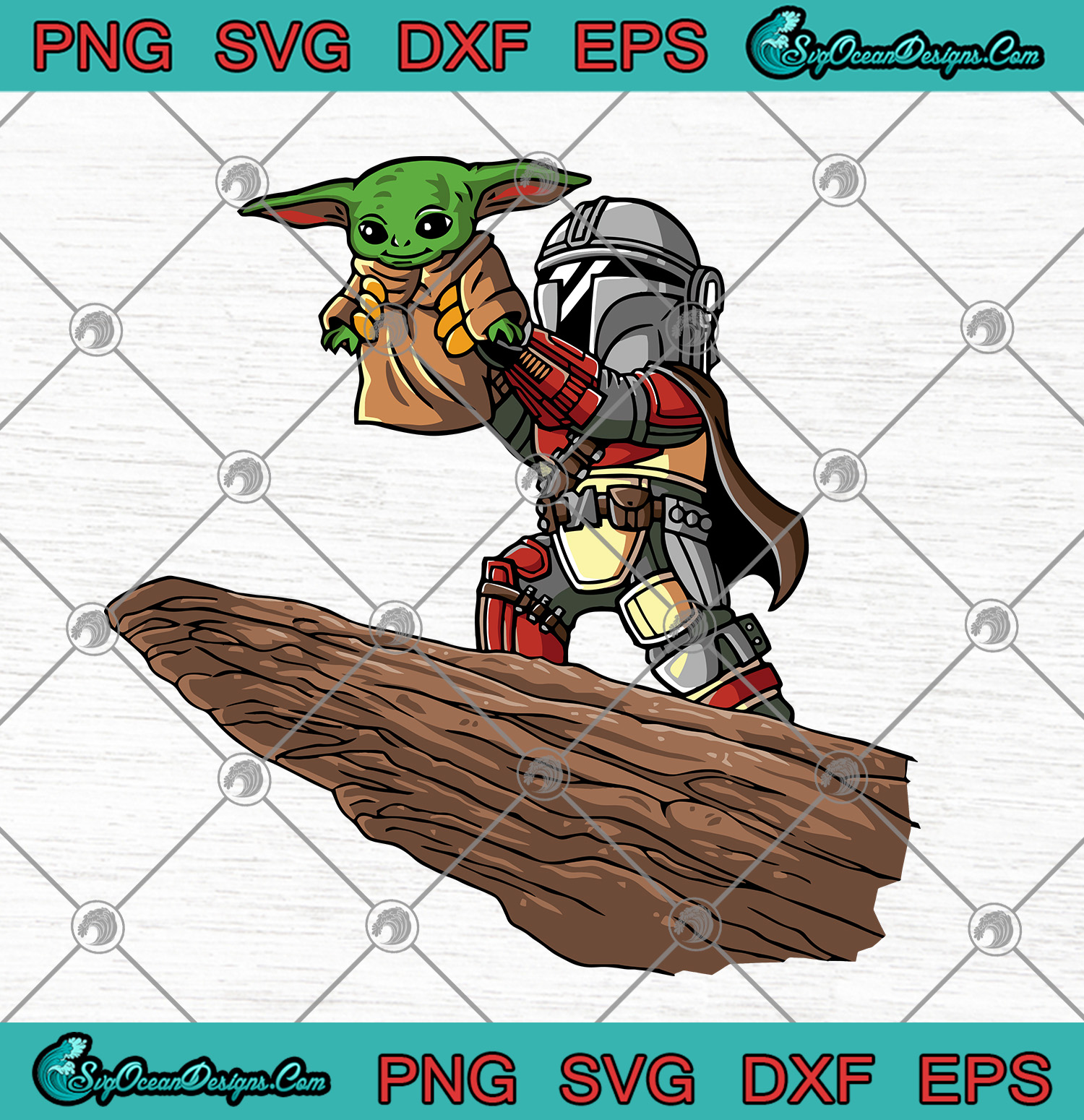 Download The Lion King The Mandalorian Boba Fett Baby Yoda SVG PNG EPS DXF - Designs Digital Download
