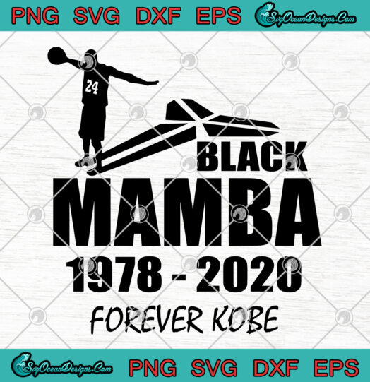 Black Mamba Forever Kobe SVG