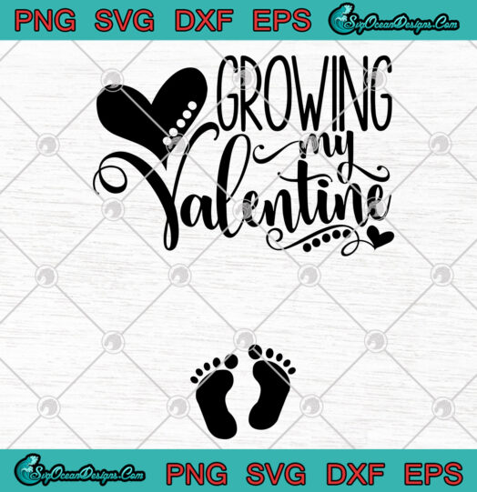 Growing My Valentine svg png