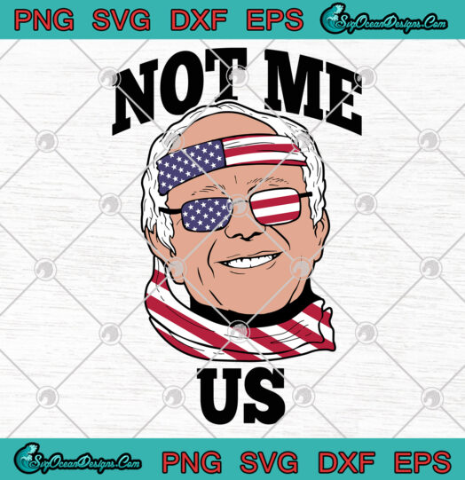 Not Me Us Button SVG PNg