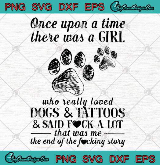 Once Upon A Time There Was A Girl svg png