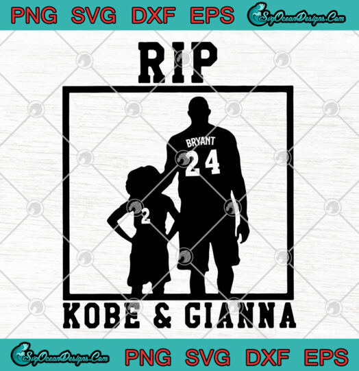 Rip Kobe And Gianna svg png