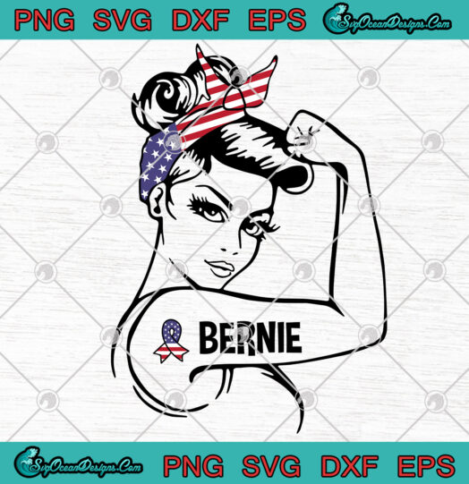 Rosie the Riveter Bernie Sanders American svg png