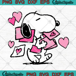Snoopy Valentine's Day SVG PNG EPS DXF art Designs for shirt