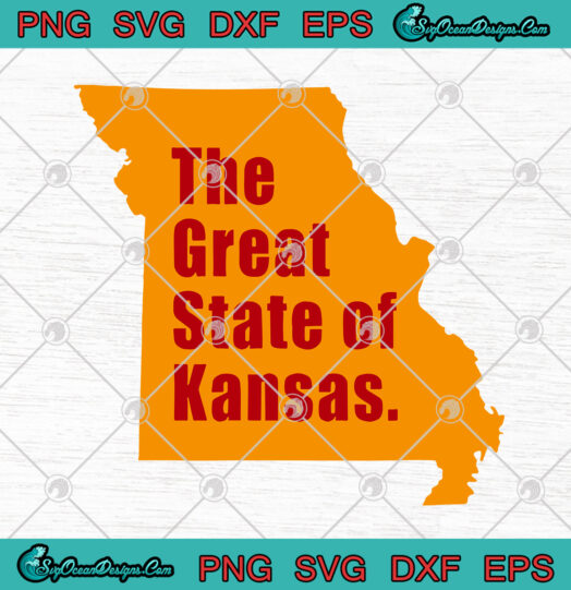 The Great State Of Kansas svg png