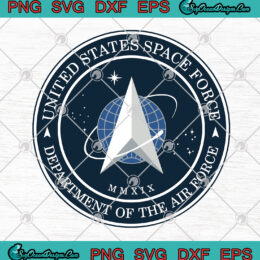 United States Space Force Logo SVG PNG Vector Art