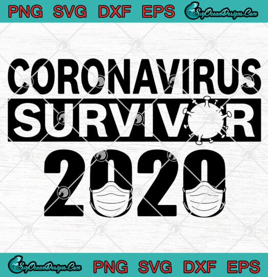 Coronavirus Survivor 2020 svg png