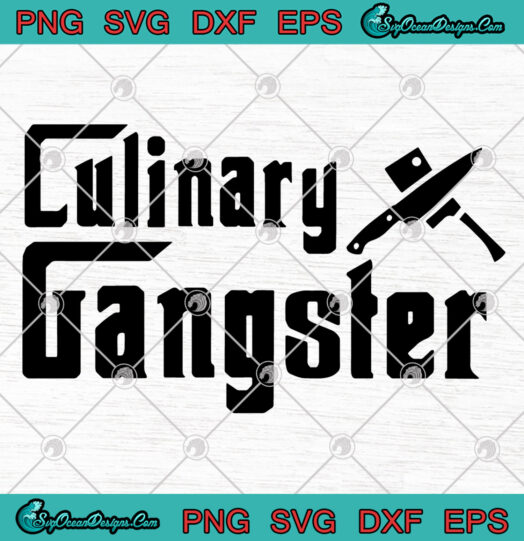 Culinary gangster svg png
