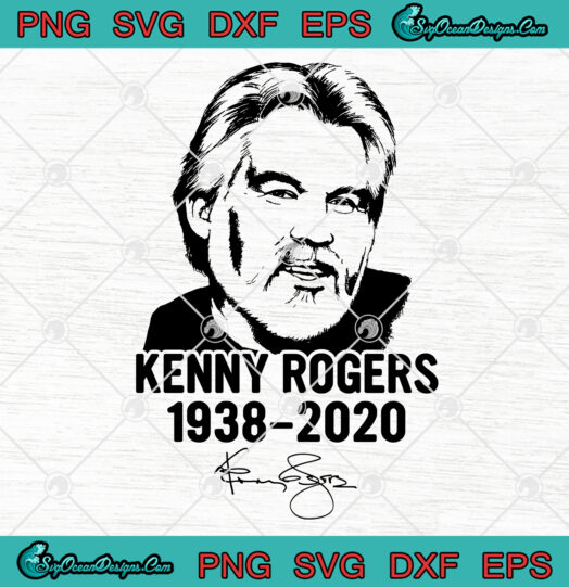 Kenny Rogers 1938 2020 svg png
