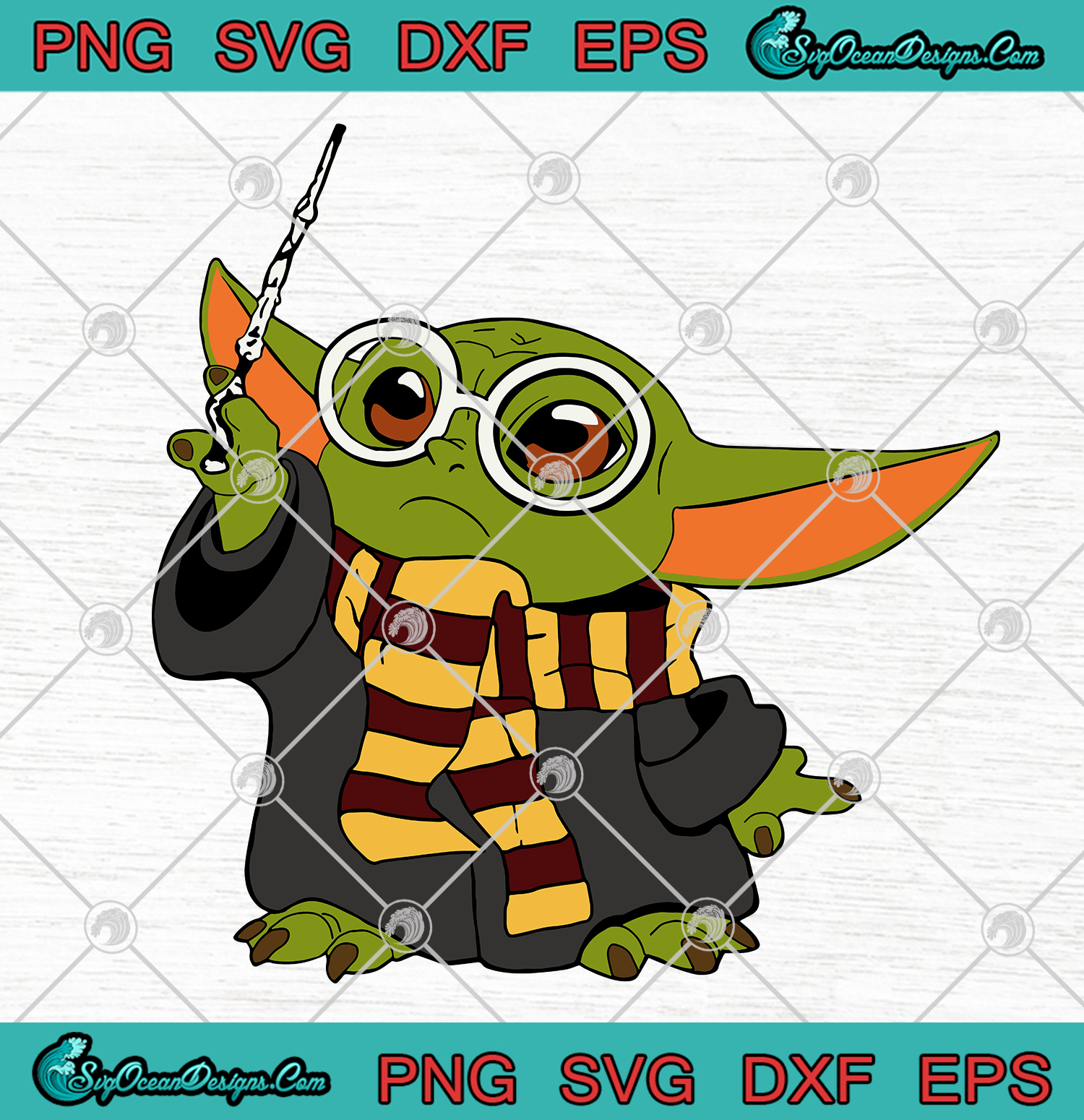 Download Star Wars Baby Yoda Harry Potter SVG PNG EPS DXF Clipart ...