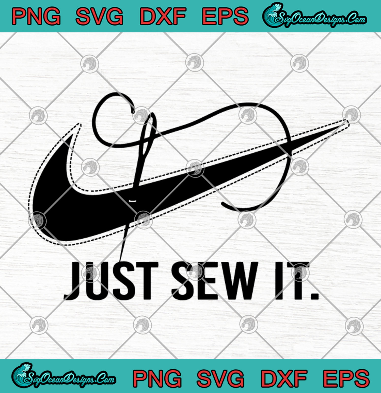 Download Nike Just Sew It SVG PNG DXF EPS Cutting file Cricut ...