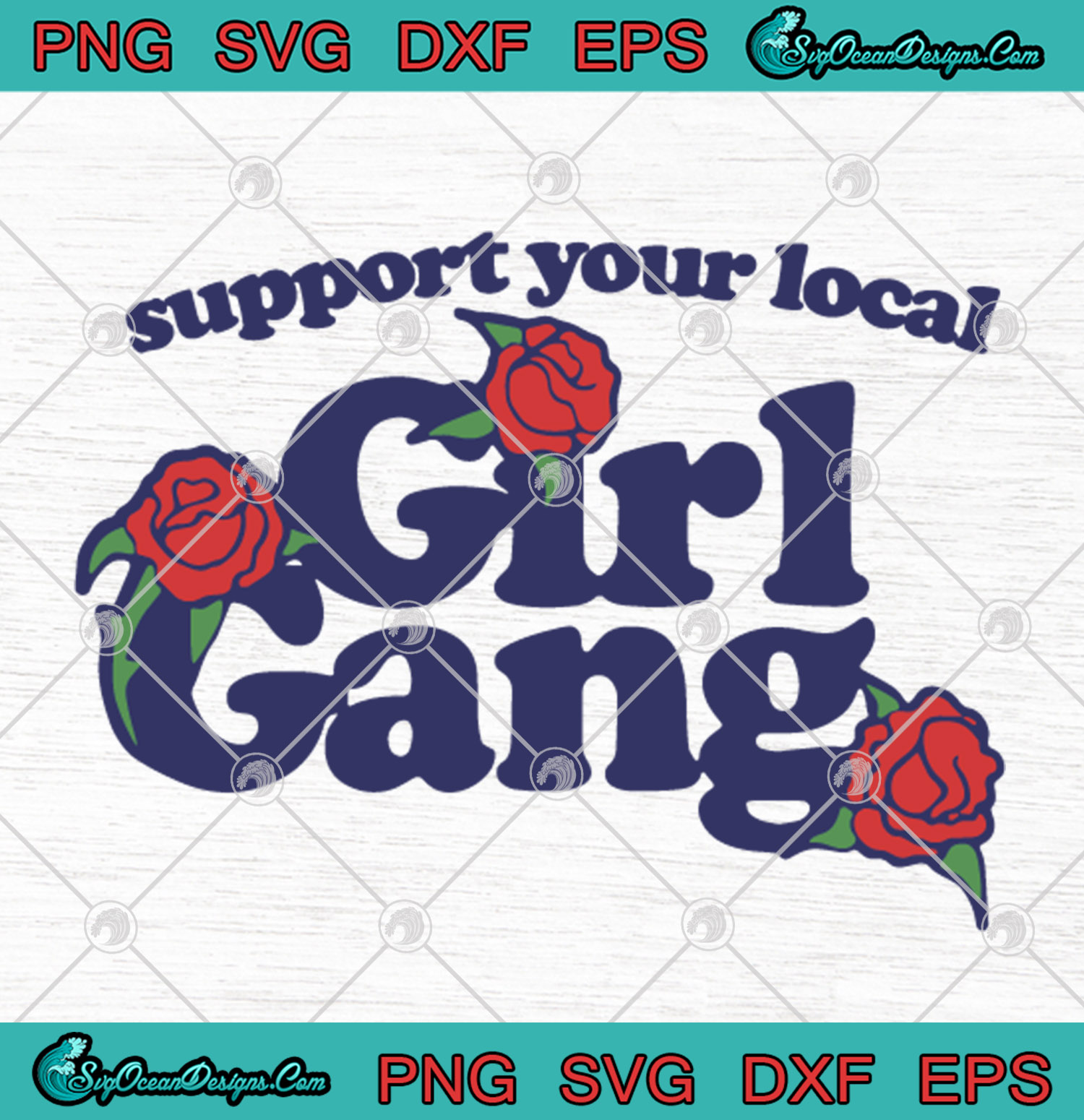 Download Support Your Local Girl Gang SVG PNG DXF EPS Cutting file ...