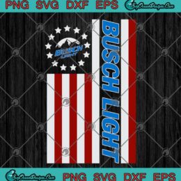 Busch Light American Flag SVG PNG EPS DXF Cutting File Cricut File Silhouette Art